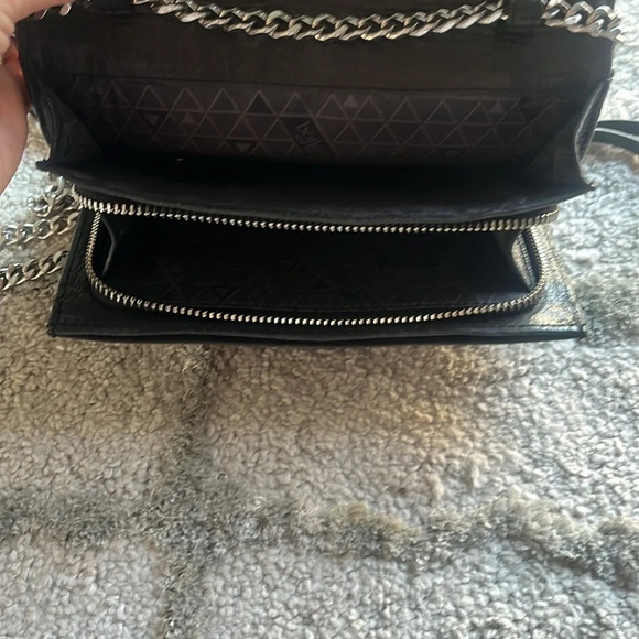 Botkier Crossbody bag Black leather silver hardware small rectangle - Picture 14 of 15